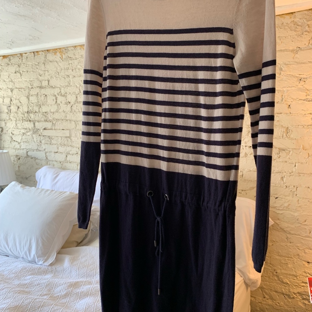 Comptoir Des Cotonniers Striped Sweater Dress